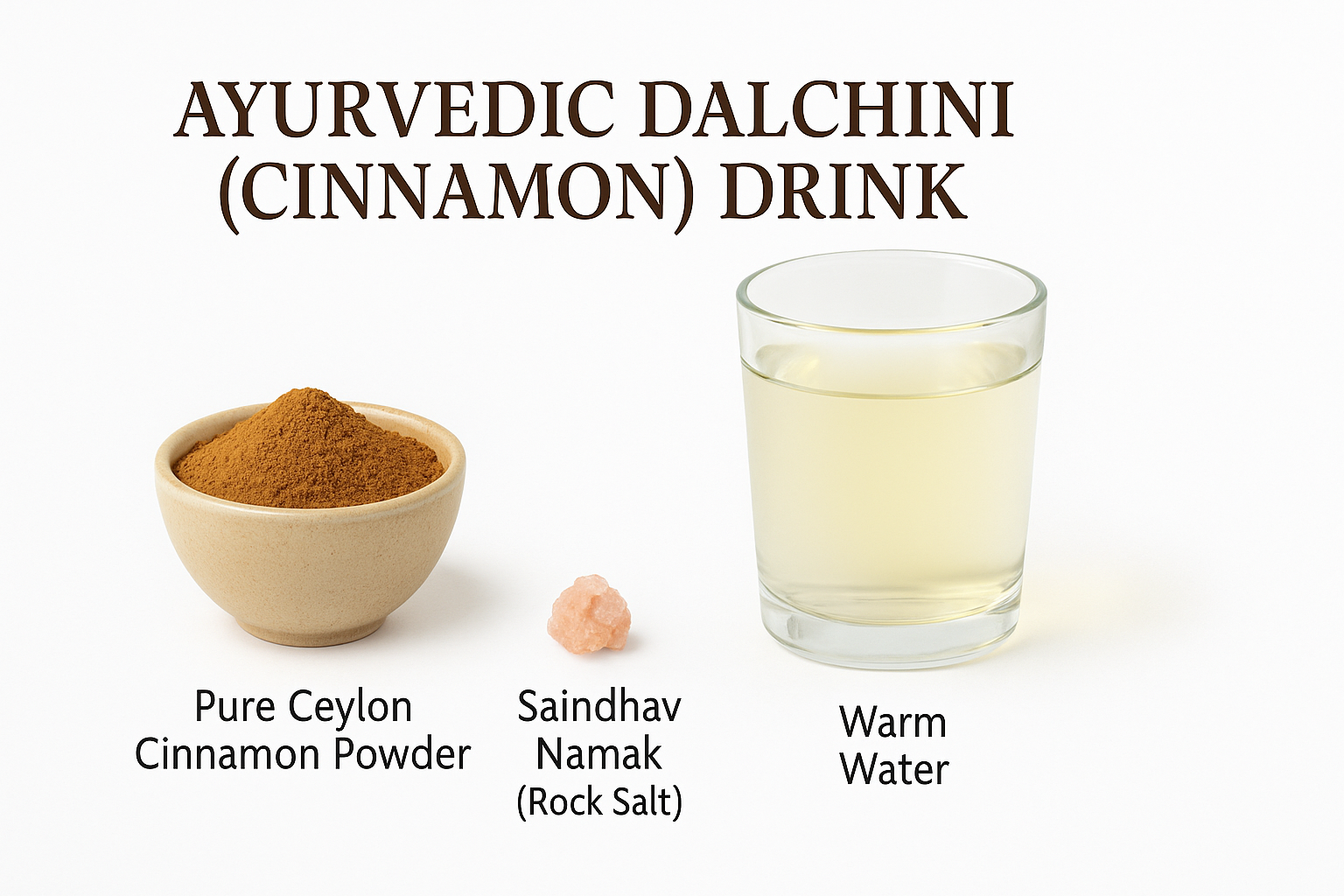 Ayurvedic Dalchini (Cinnamon) Drink — Morning Remedy for Bloating & Low Energy